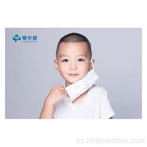 Mascarilla médica desechable para niños con diseño de gancho